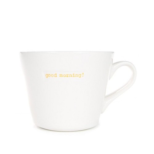 Bucket Mug Good Morning (orange)